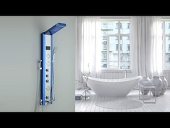 لوحة الاستحمام من فولاذ المقاوم للصدأ H150xW22cm متعددة الألوان