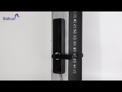 الأسود الذكي الأوروبي القياسي قفل الباب القفل APP وظيفة الواي فاي