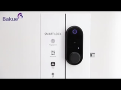 قفل Smart Deadbolt مع سنة واحدة لبطاقة رمز بصمة الاصبع APP WiFi قفل الباب