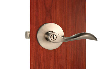 عقدة الباب قفل مفتاح أنبوبي مواد سبيكة الزنك سهلة التثبيت