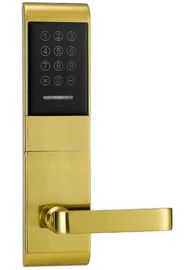 PVD الذهب قفل الباب الإلكتروني مفتوح بكلمة مرور أو بطاقة إميد