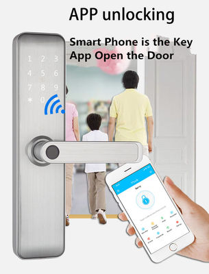 Bluetooth WiFi RFID قفل الباب الذكي بدون مفتاح للدخول إلى المنزل باب الغرفة