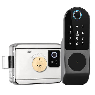 البصمة البيومترية بدون مفتاح Bluetooth قفل الباب المقفل ضد الماء
