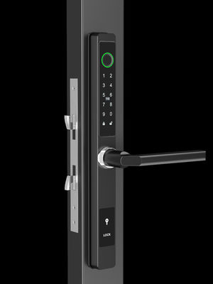قفل الباب ذو الإطار الضيق بصمة الأصابع مقاوم للماء IP65 للشقة