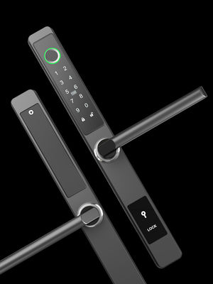 قفل الباب ذو الإطار الضيق بصمة الأصابع مقاوم للماء IP65 للشقة