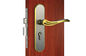 PVD إكمال قفل الباب الرافعة الرافعة المقبض الزنك الصلب 3 مفاتيح النحاس
