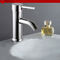 الصنبور الفضي ذو المقبض الواحد غسالة سهلة التثبيت صنبور حوض الاستحمام