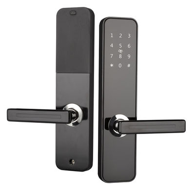 قفل مدخل إلكتروني بدون مفتاح قفل الباب NFC / IC Card Unlock With Handle Touchscreen Keypad