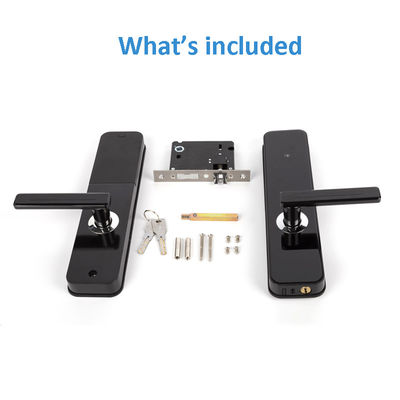 قفل مدخل إلكتروني بدون مفتاح قفل الباب NFC / IC Card Unlock With Handle Touchscreen Keypad