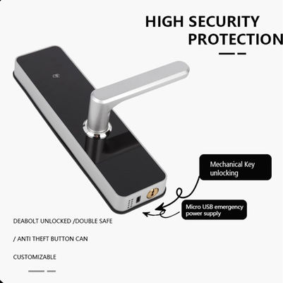 قفل الباب الذكي بدون مفتاح NFC / بطاقة IC فتح لوحة مفاتيح الشاشة اللمسية