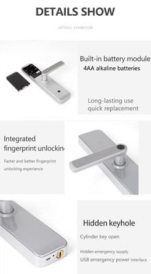 Bluetooth WiFi RFID قفل الباب الذكي بدون مفتاح للدخول إلى المنزل باب الغرفة